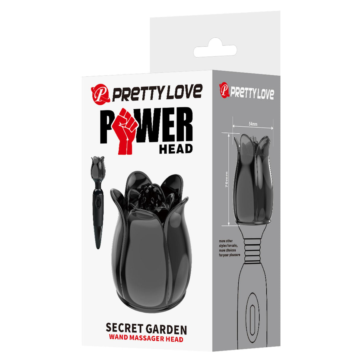 7-Głowica Pretty Love Power Head Secret Garden do masażera wand-7