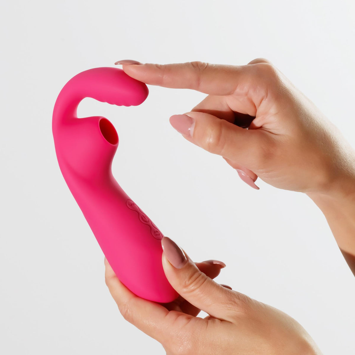 9-Wibrator punktu G ssący Crushious Cyrano silikonowy USB 18cm-9