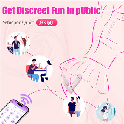 7-Wibrator silikonowy z podgrzewaniem app i funkcją palca Fox 14 cm-7