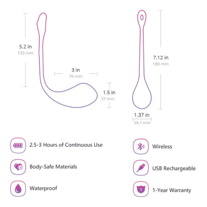 11-Wibrator Lovense Lush 2 sterowany aplikacją Bluetooth USB-11