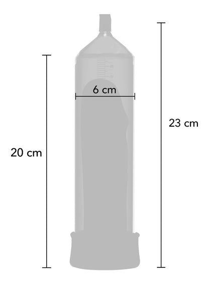 7-Pompka do penisa Starter Fusion X przezroczysta 20 cm-7