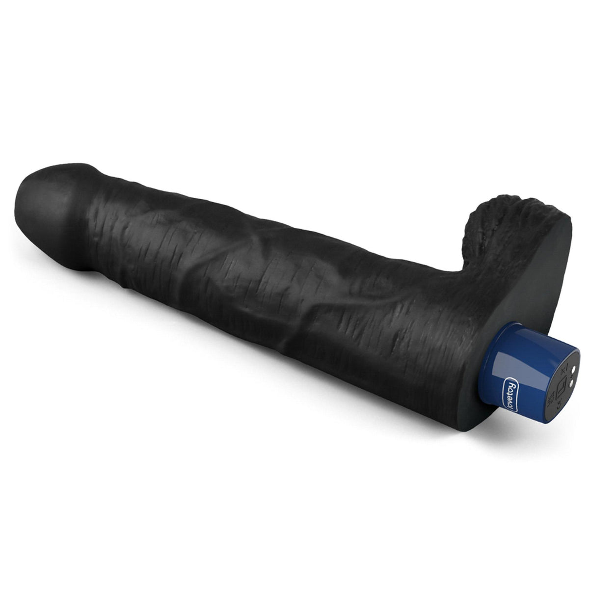 7-Realistyczne dildo wibrujące Lovetoy Real Softee czarne USB 23 cm-7