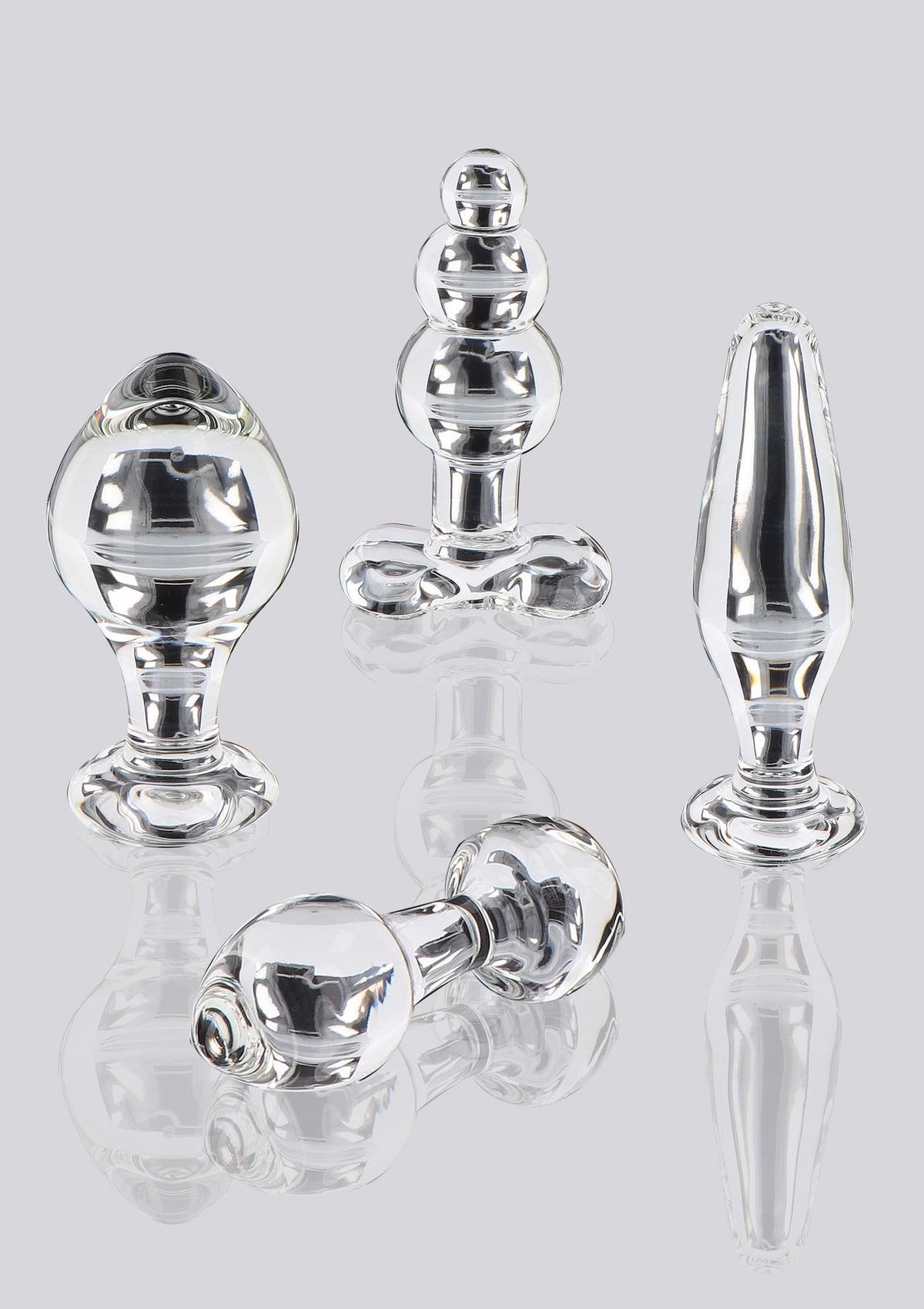 7-Korek analny szklany Star Sparkler ToyJoy przezroczysty 12 cm-7