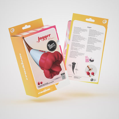 7-Stymulator podwójny Crushious Jagger silikonowy 19,5 cm-7