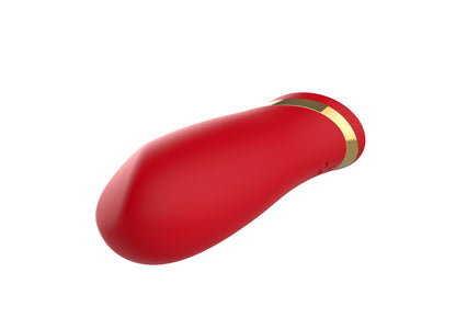 7-Wibrator szminkowy silikonowy czerwony B Series Cute USB 10 cm-7