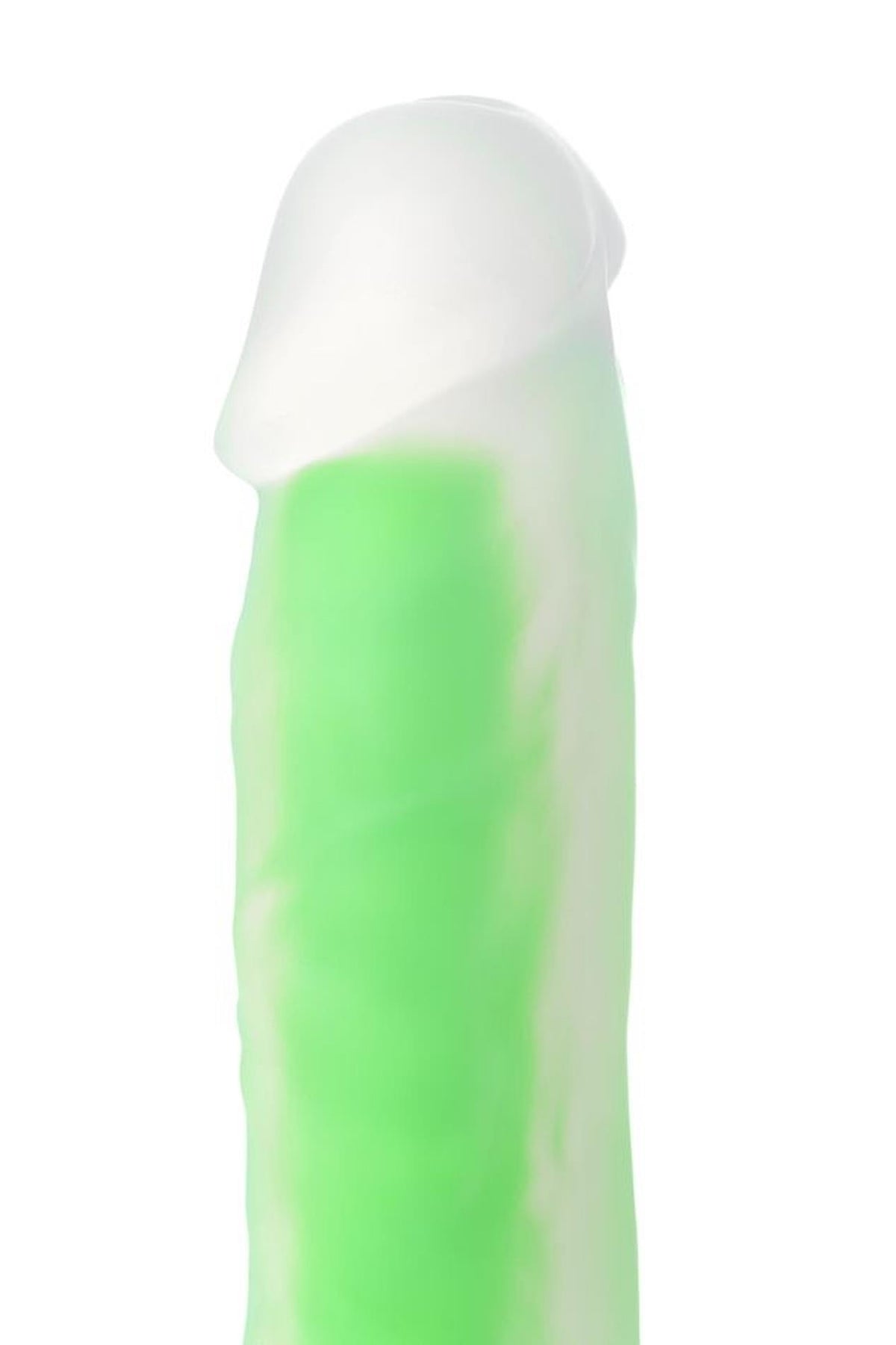 7-Dildo żelowe świecące Beyond by Toyfa Clark Glow zielone 16,5cm-7