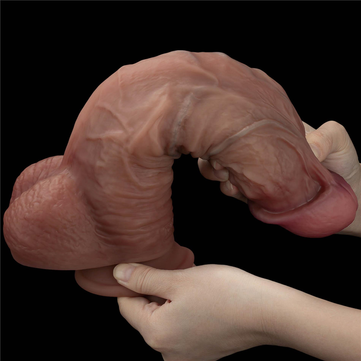 8-10.5'' Dual Layered Silicone Cock XXL-8