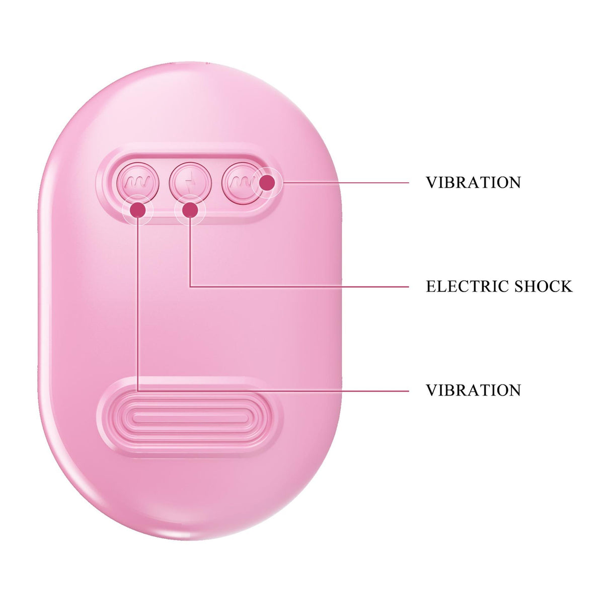 7-PRETTY LOVE - Surprise Box Pink, 12 vibration functions 3 electric shock functions-7