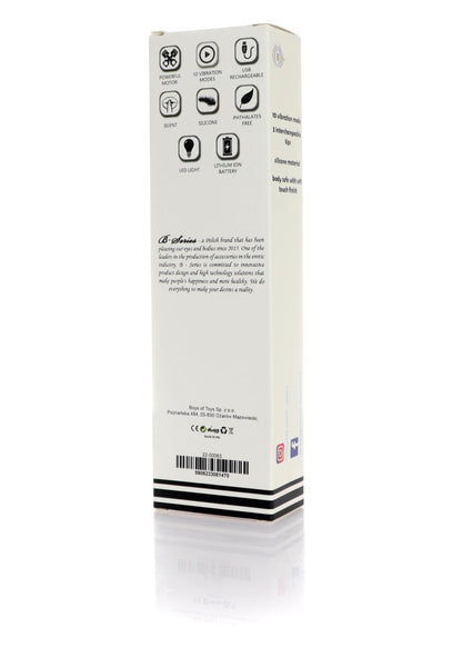 7-Stymulator silikonowy z 3 końcówkami B Series Magic USB 10 funkcji-7