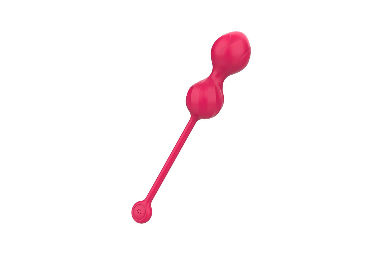 8-Kulki Kegla Lovesecret Premium z aplikacją różowe silikonowe USB 22 cm-8