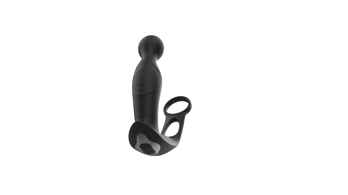 10-Masażer prostaty falujący z pilotem B-Series Cute silikonowy USB 15 cm-10