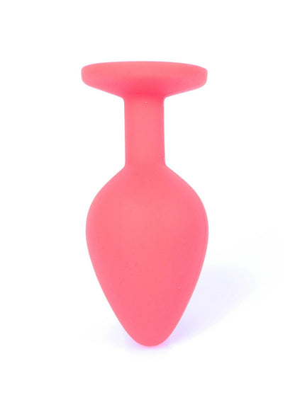 10-Silikonowa biżuteria analna MyLove Toys czerwona średnia 8 cm-10