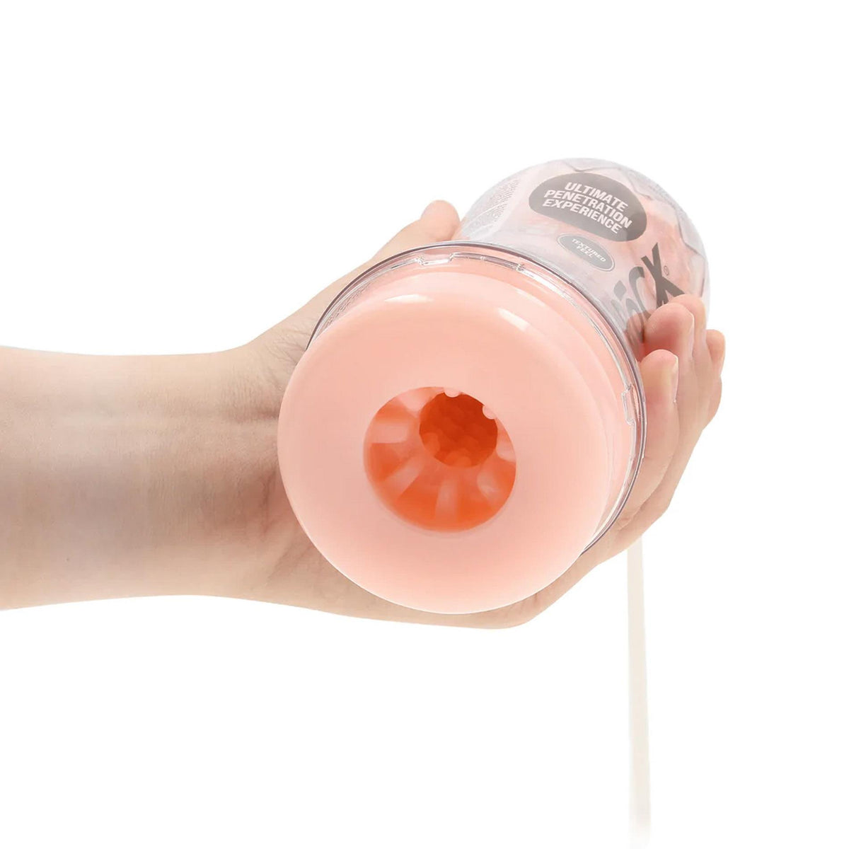 7-Masturbator teksturowany RealRock TPE 21 cm-7