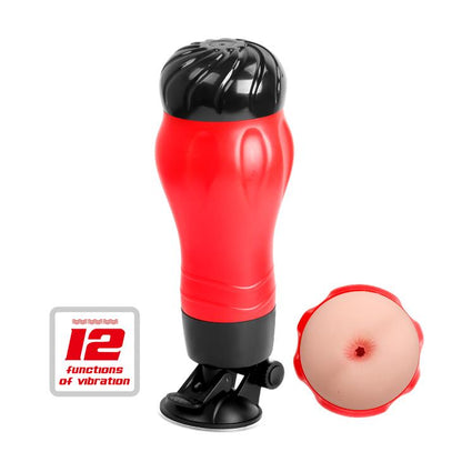 7-Masturbator analny Crazy Bull Flora 12 funkcji wibracji na baterie AAA-7
