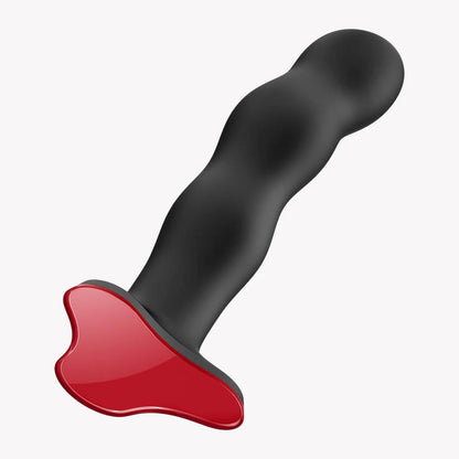 7-Dildo realistyczne Fun Factory Bouncer z kulkami czarne 18,5 cm-7