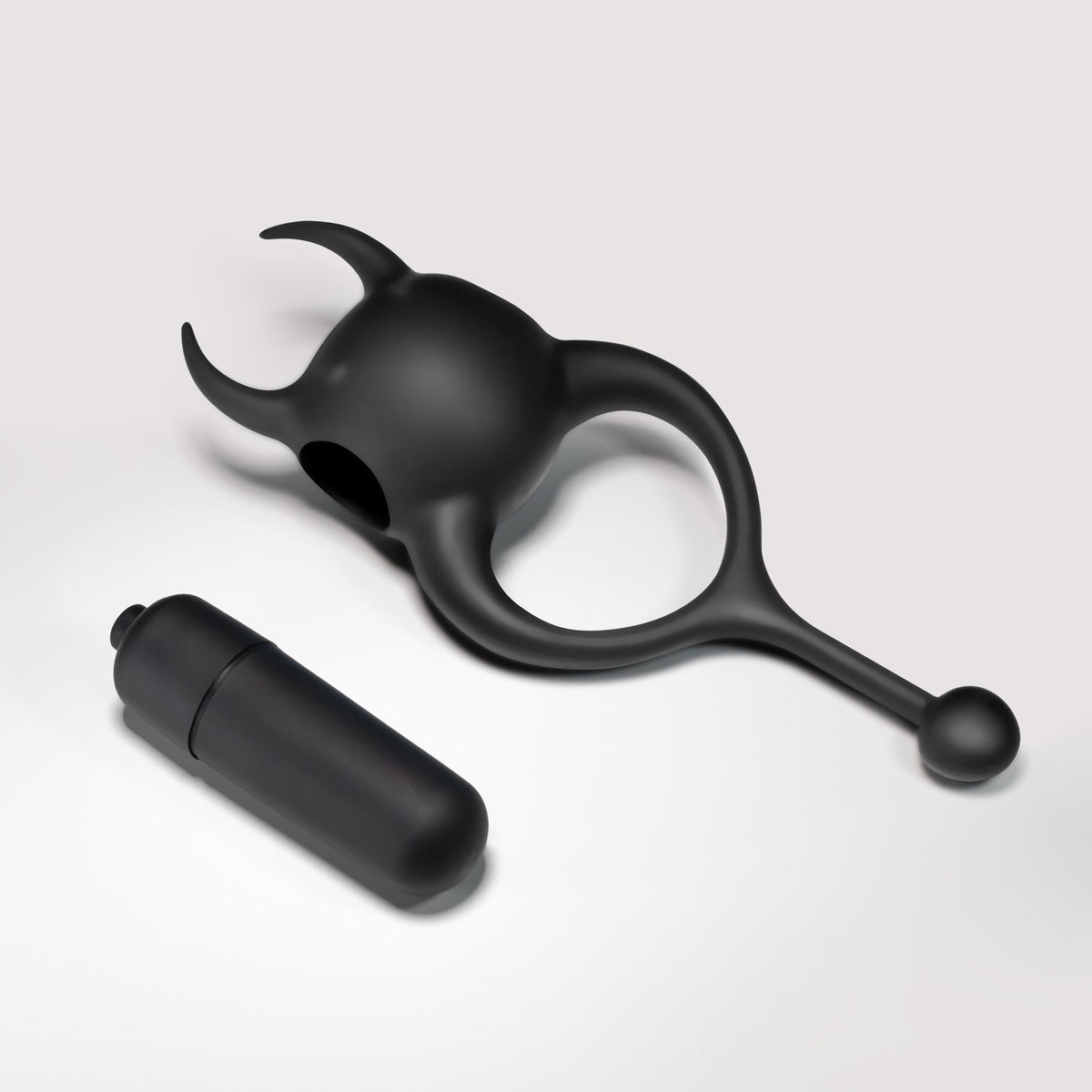 9-CRUSHIOUS DAEMON VIBRATING COCKRING BLACK-9