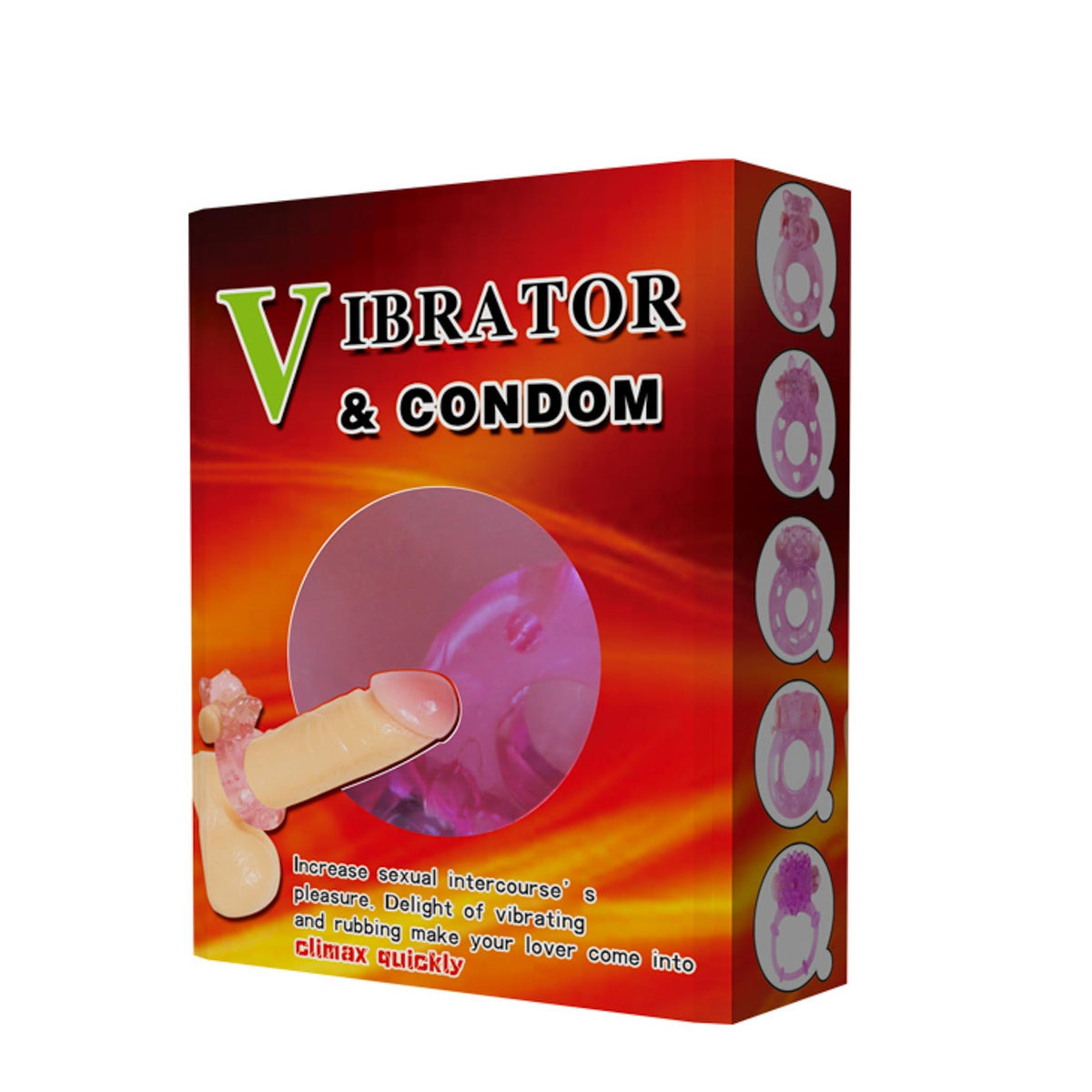 9-Vibrating Bear Cock Ring – Pink-9