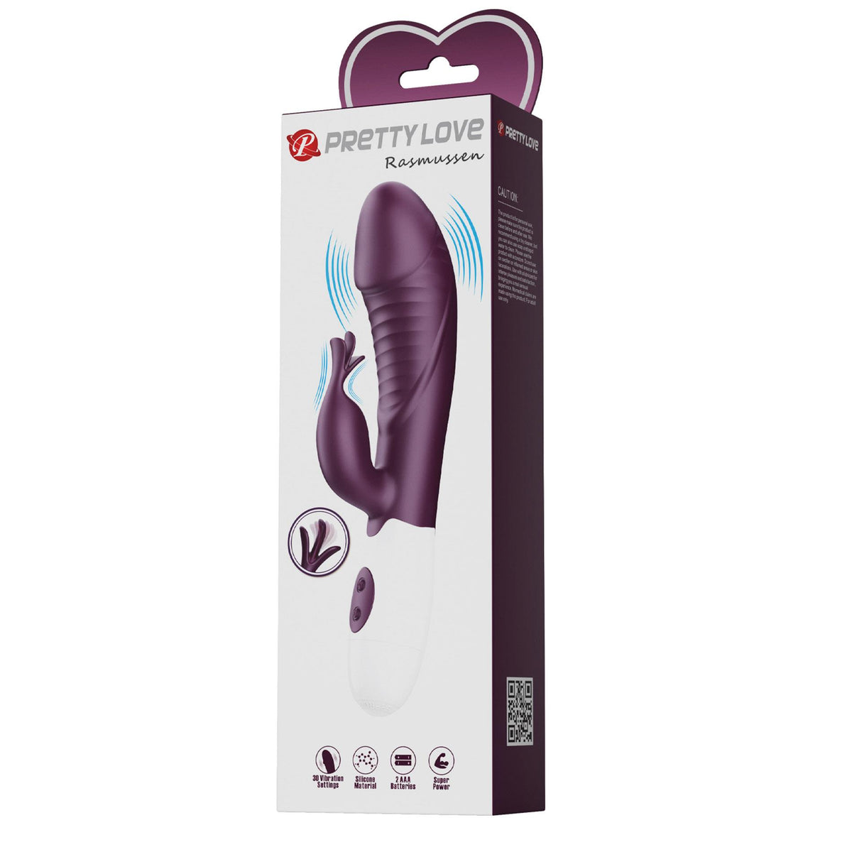7-Wibrator króliczek Pretty Love silikonowy 30 funkcji 19 8 cm-7