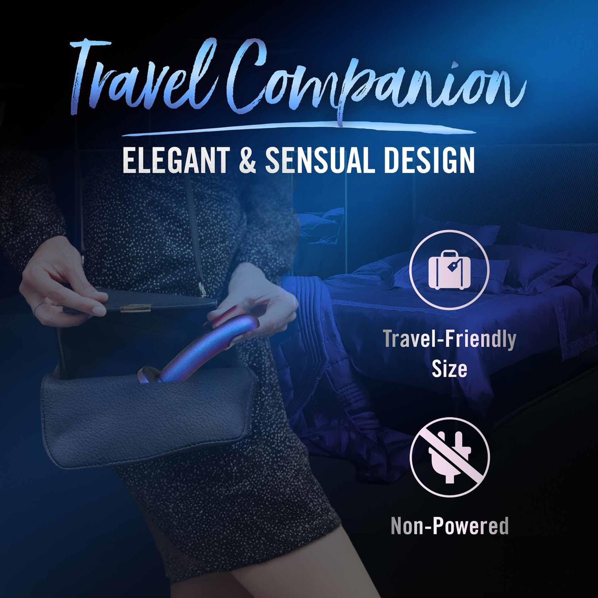 10-Dildo realistyczne Temptasia Surrender niebieskie 14 cm-10