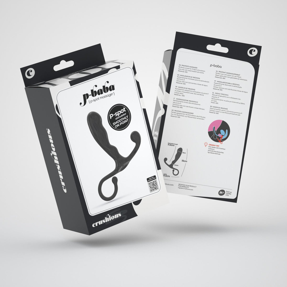 8-Masażer prostaty Crushious P Baba ABS 15 cm-8