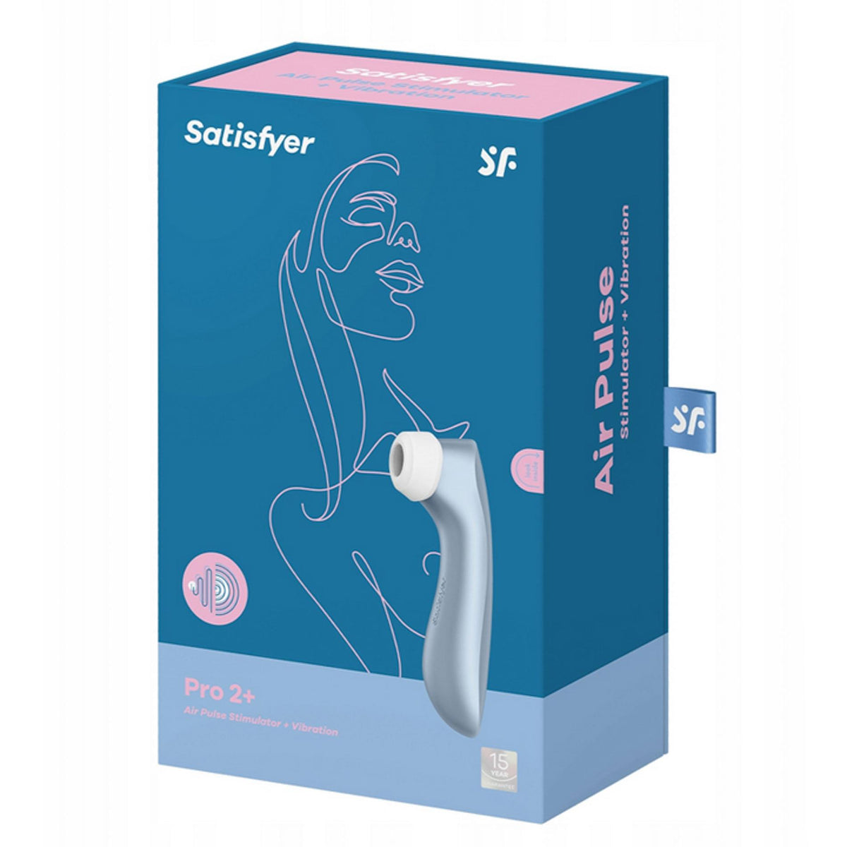7-Bezdotykowy stymulator łechtaczki Satisfyer Pro 2+ niebieski USB-7