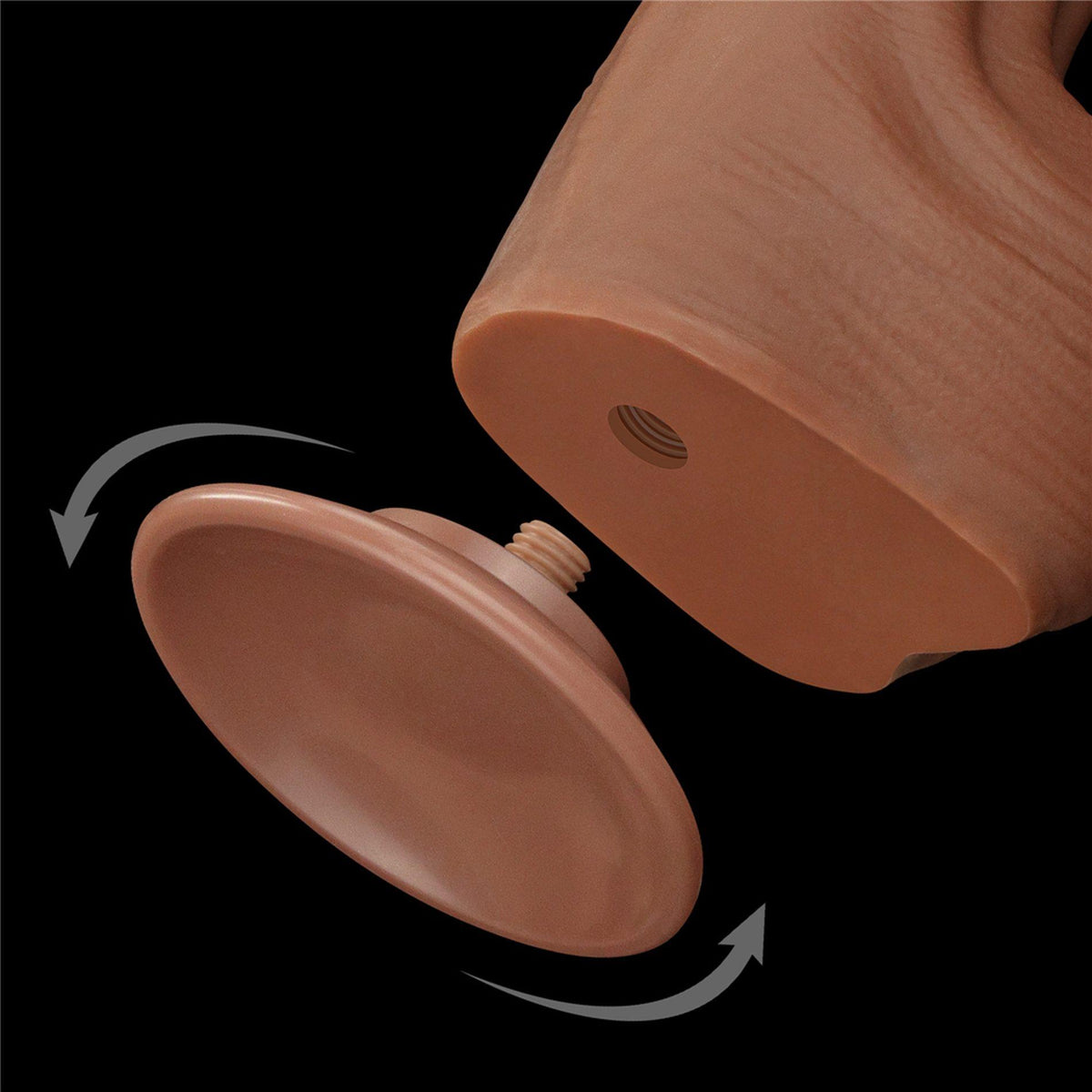 7-11.5'' King Sized Sliding Skin Dual Layer Dong Brown-7