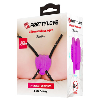 7-Stymulator łechtaczki Pretty Love Heartbeat 10 wibracji-7
