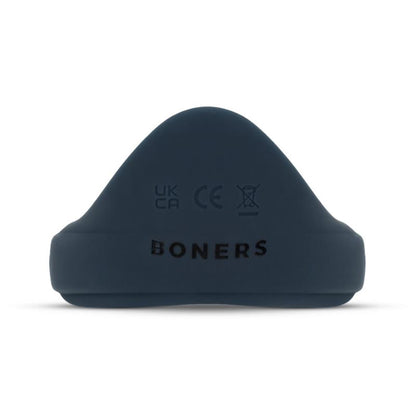 7-Pierścień wibrujący Boners z stymulacją krocza niebieski USB-7