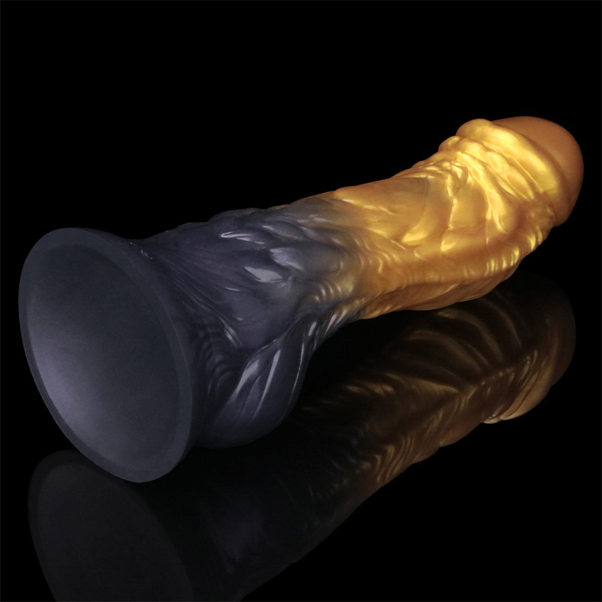 10-8'' Dual Density Silicone Inflatable Dildo-10