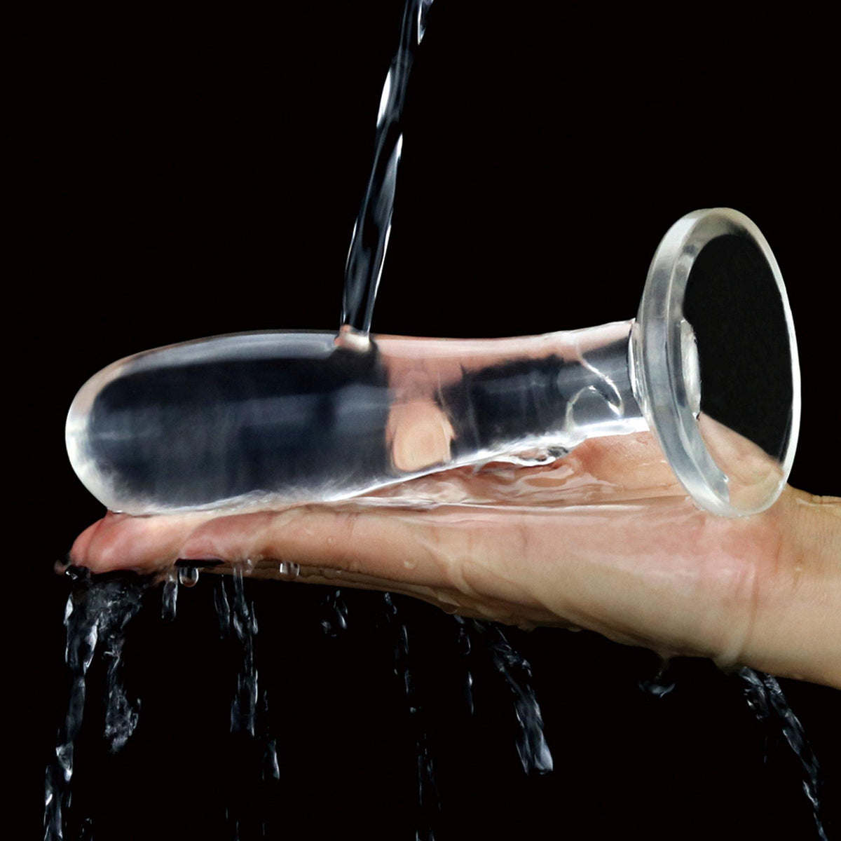 9-Flawless Clear Prostate Plug 6.0''-9