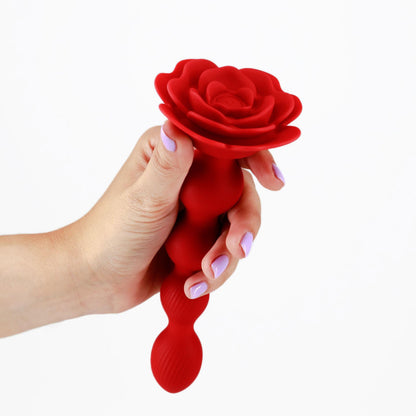 11-Korek analny wirujący Crushious Rosaline z pilotem silikonowy 19cm-11
