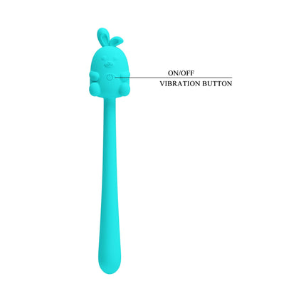 7-Stymulator łechtaczki Cute Bunny Pretty Love silikonowy 7 wibracji USB-7