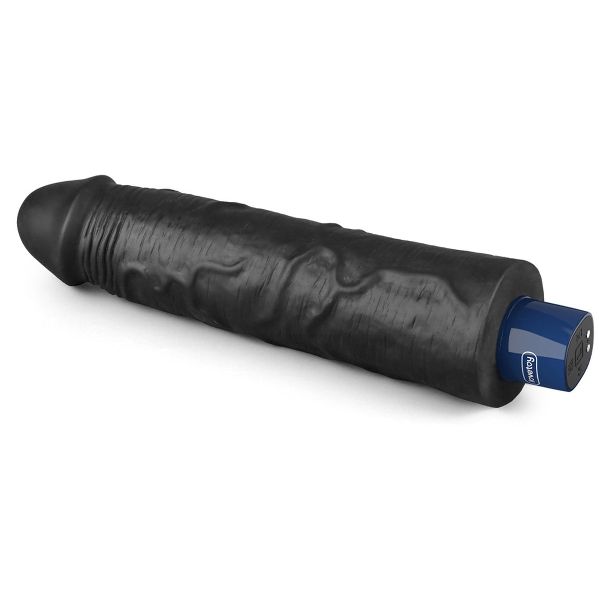 7-Realistyczne dildo wibrujące Lovetoy Softee czarne USB 24 cm-7