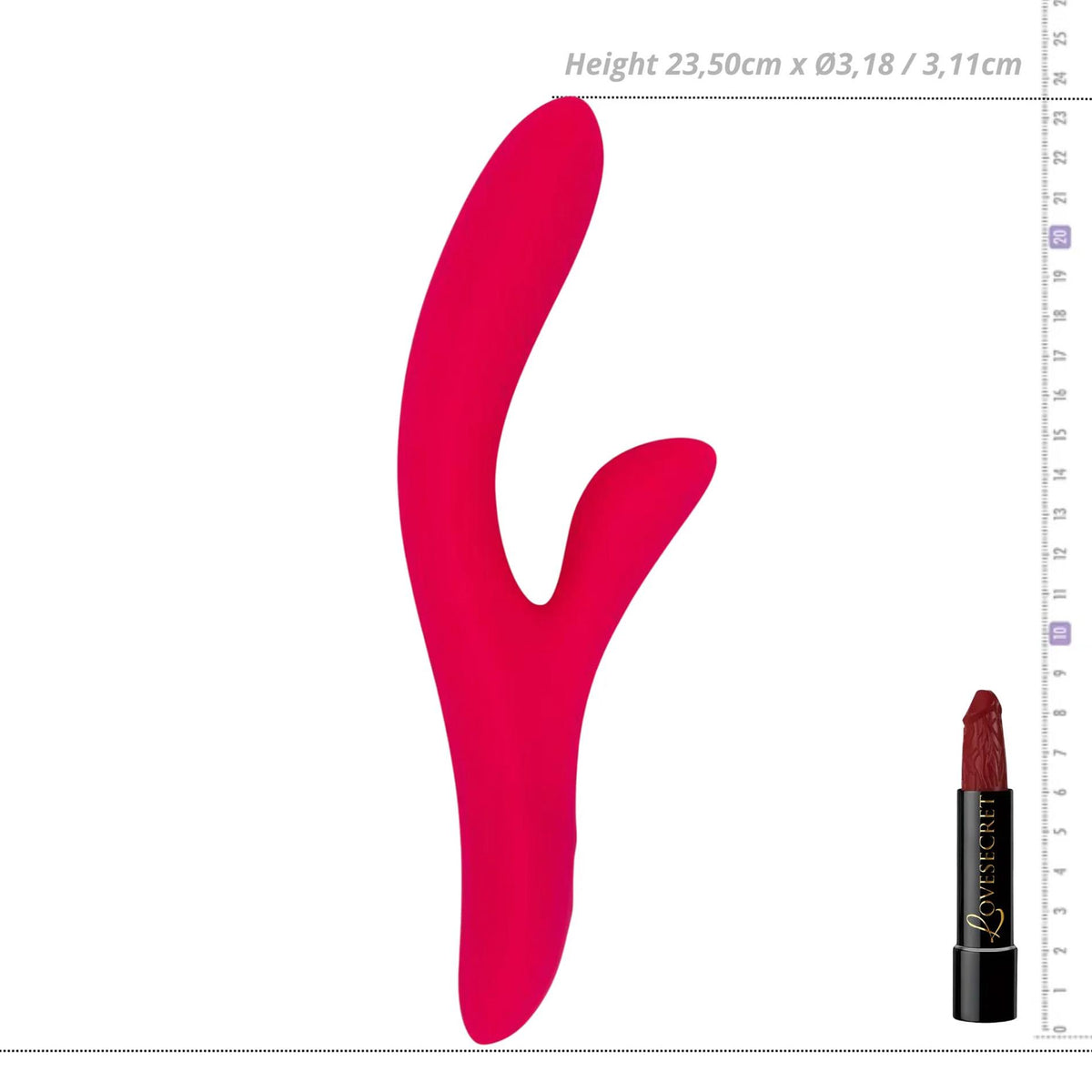 12-Wibrator króliczek Vibey Model Y Power Escorts różowy USB 23 5 cm-12