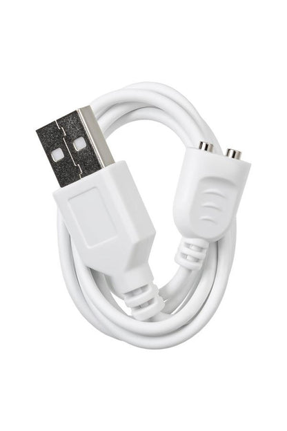8-Wibrator króliczek rotacyjny JOS MERRY SWI niebieski silikonowy 20.7 cm USB-8