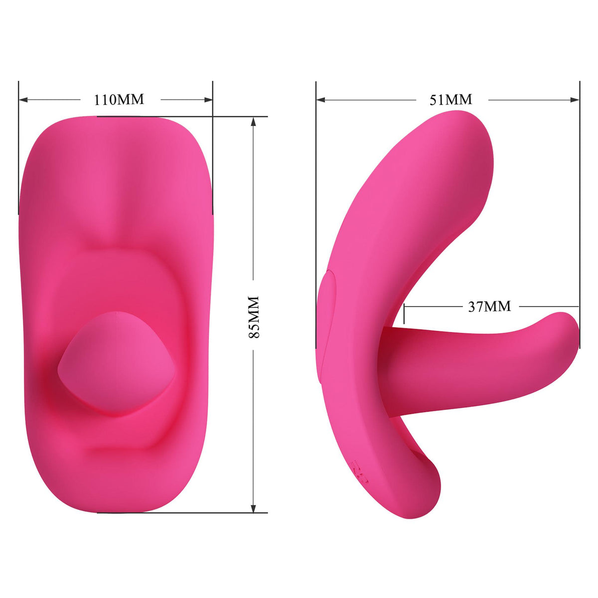 9-Wibrator silikonowy Pretty Love Hazelynn sterowany aplikacją 11 cm-9