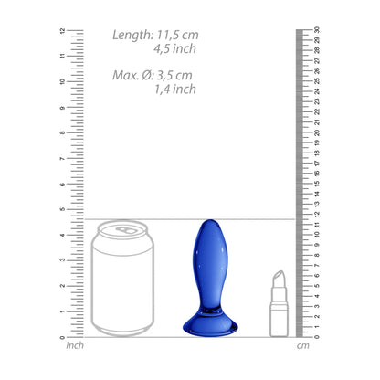 7-Szklany korek analny Chrystalino 11,5 cm-7