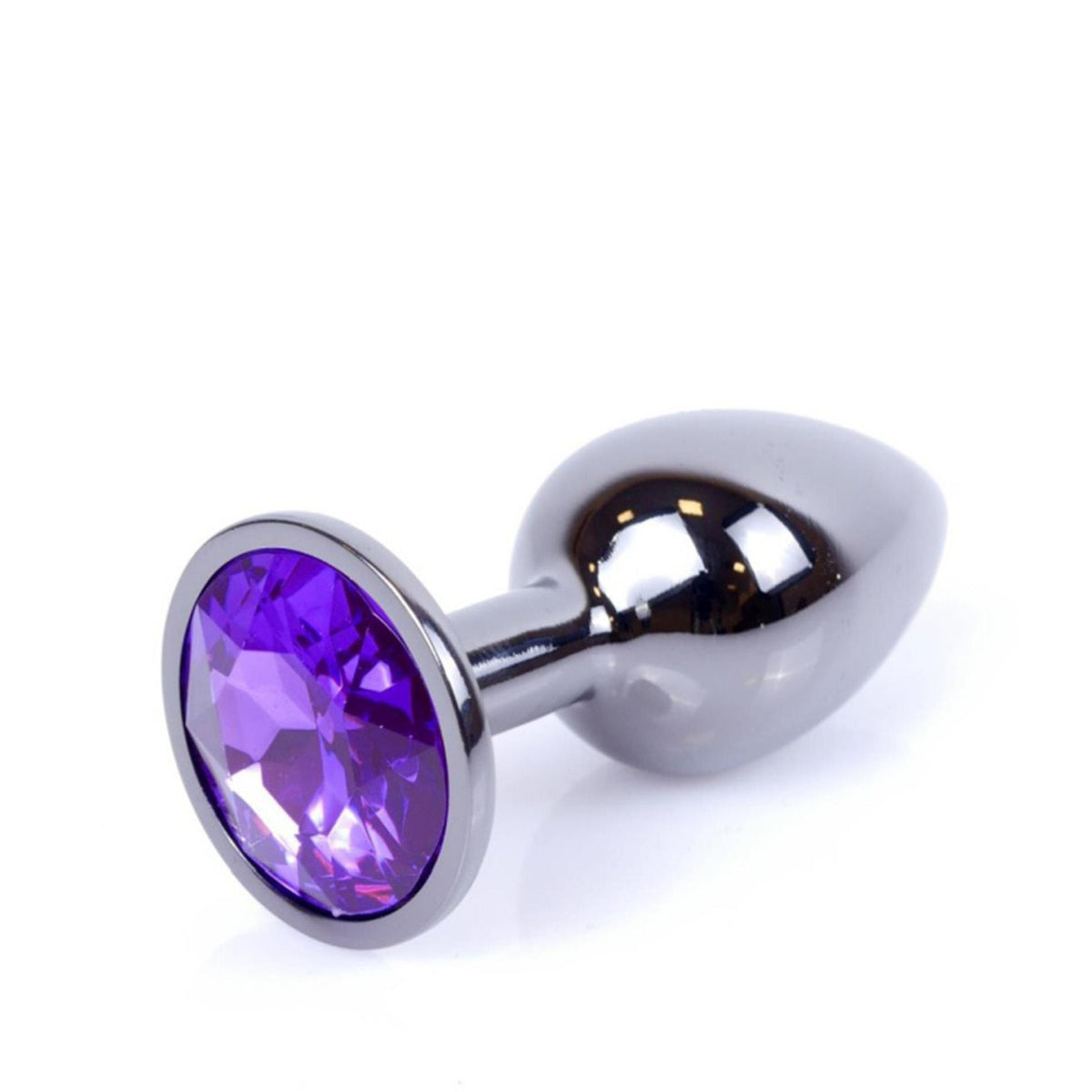 7-MyLove Toys - Jewellery Dark Silver PLUG- Purple-7
