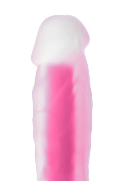 7-Dildo żelowe świecące Peter Glow Beyond różowe 16,5 cm-7