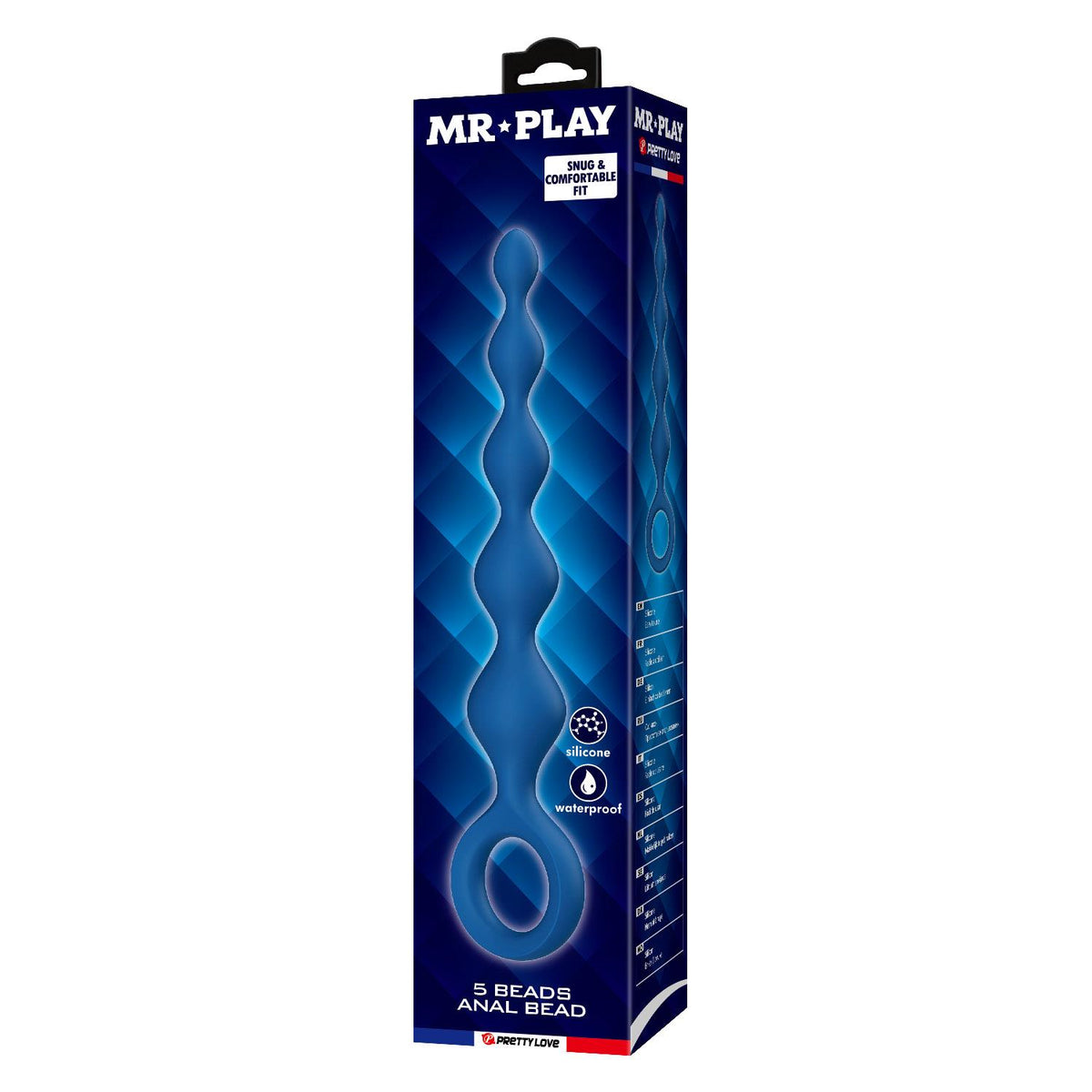 7-Koraliki analne silikonowe Mr. Play 5 koralików wodoodporne 20 cm-7