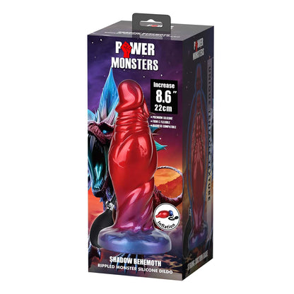 8-Dildo silikonowe nadmuchiwane monster Shadow Behemoth 22 cm Power-8
