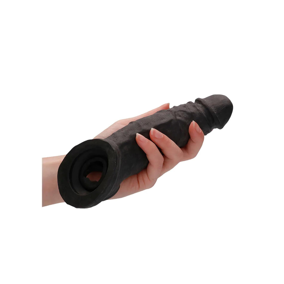 9-Realistyczna przedłużka na penisa RealRock TPE 20 cm-9