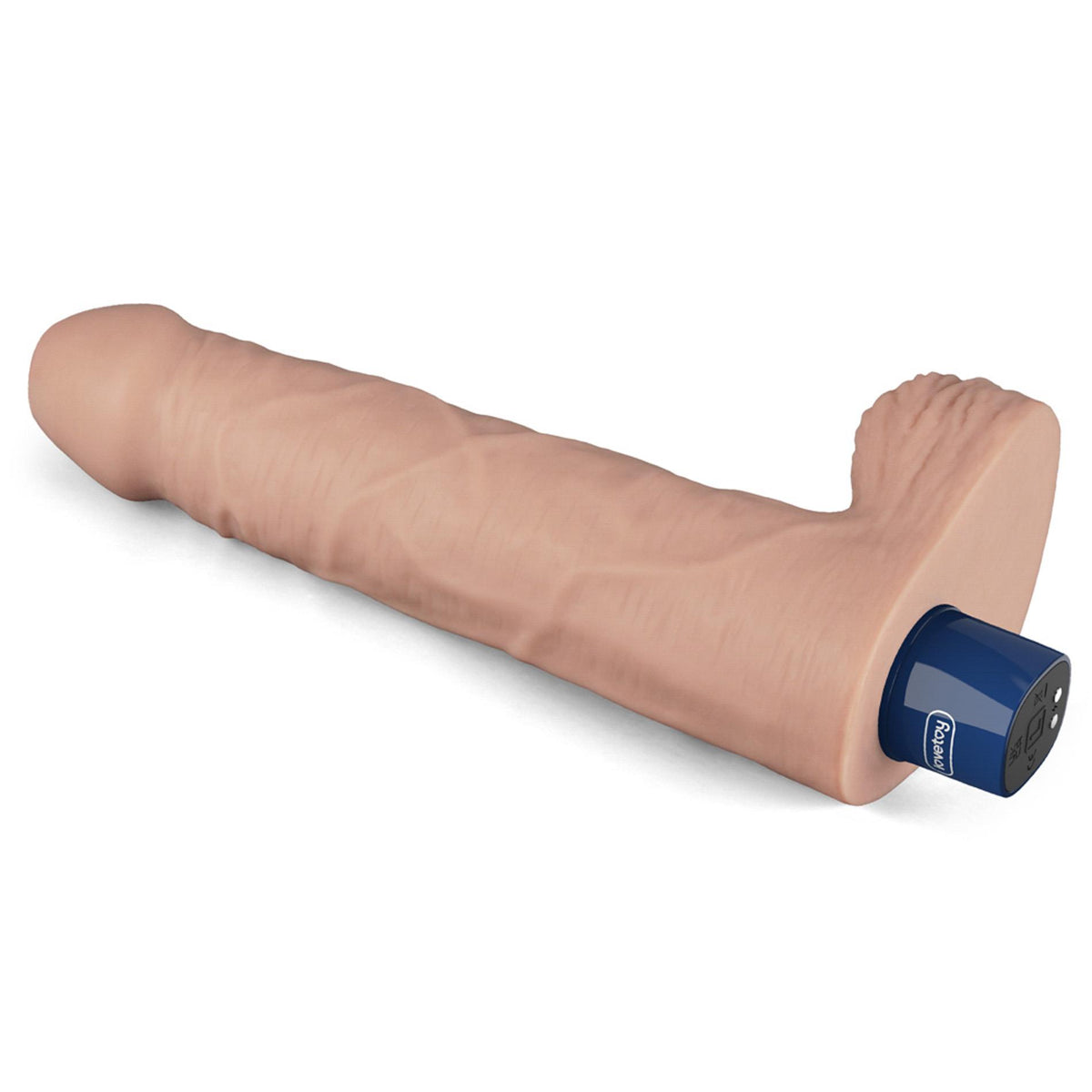 8-Realistyczne dildo wibrujące Lovetoy Real Softee 23 cm cieliste USB-8