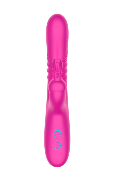 7-Wibrator króliczek B Series Cute silikonowy różowy USB wodoodporny-7