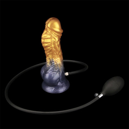 9-8'' Dual Density Silicone Inflatable Dildo-9