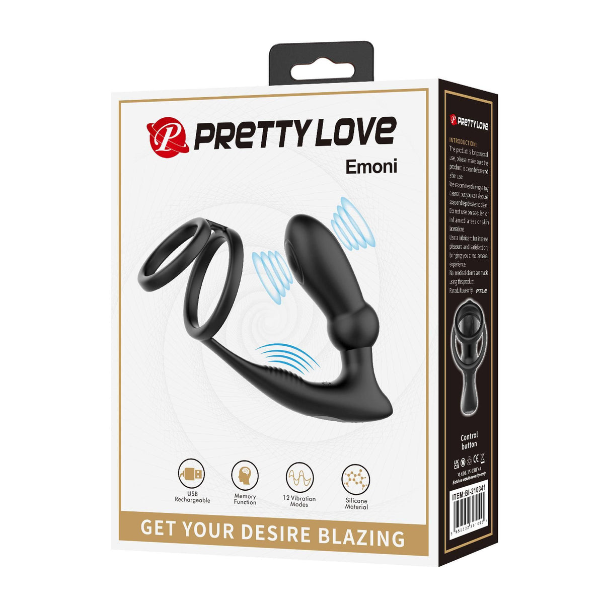 10-EMONI, 12 vibration functions 12 thrusting settings Memory function-10