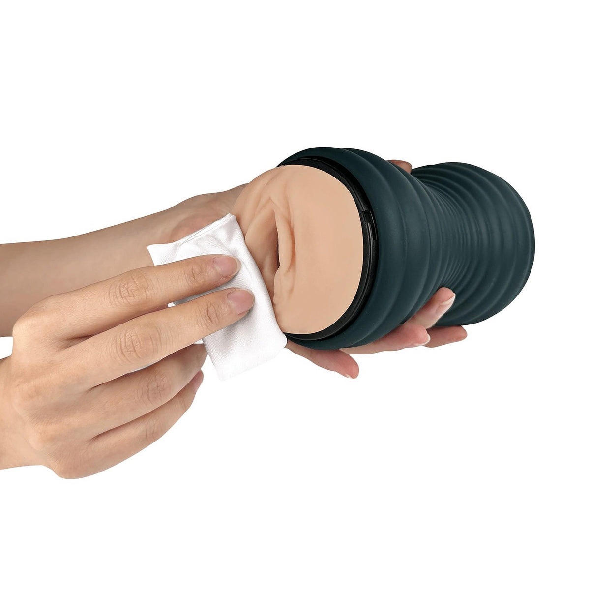 8-Masturbator Adrien Lastic Siltex Ultra M01 turkusowy 19 cm-8