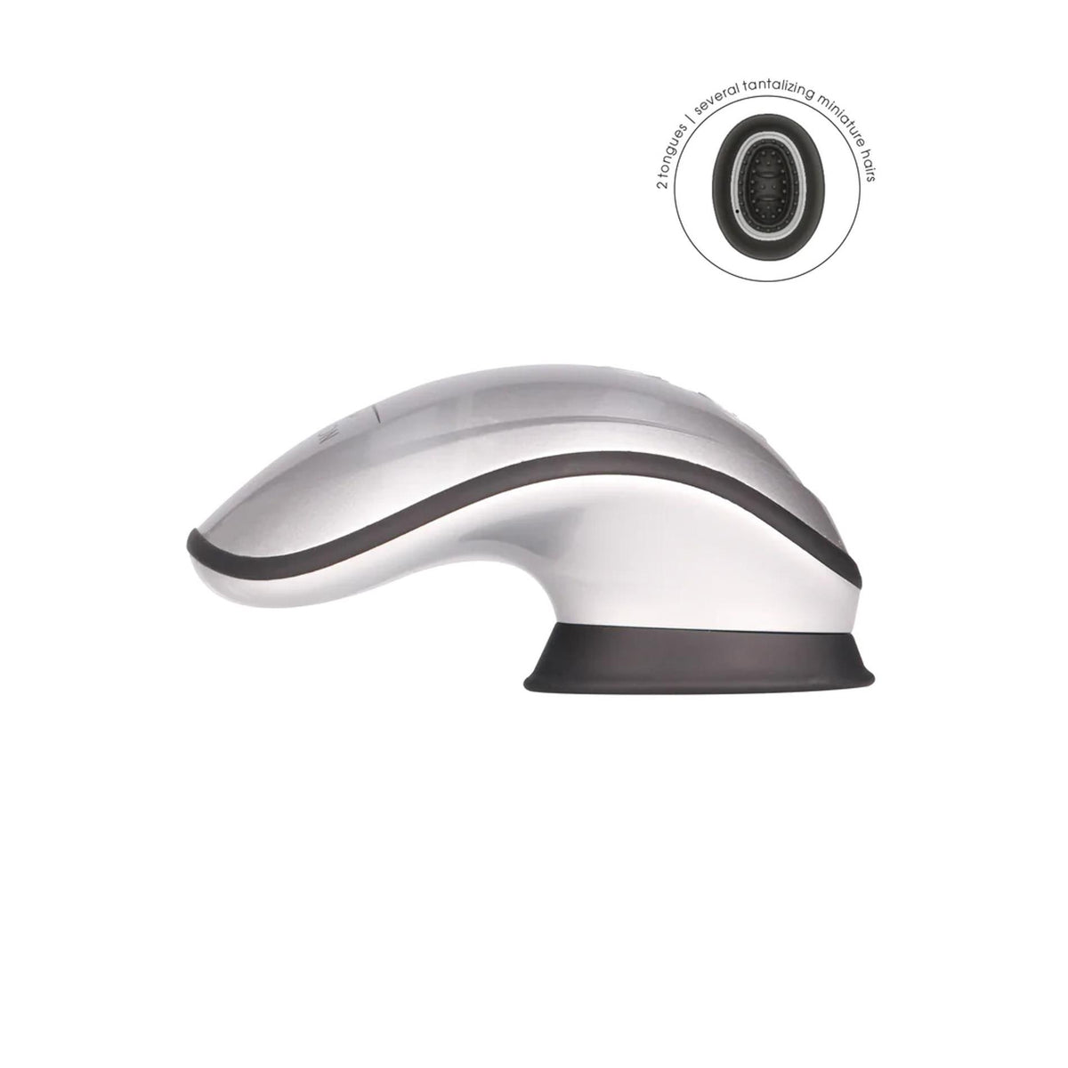 8-Stymulator ssący wibracyjny Innovation silikonowy USB 10 5 cm-8