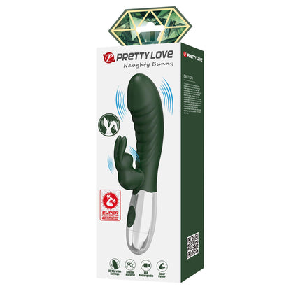 9-Wibrator króliczek Pretty Love podwójny silnik silikonowy USB-9