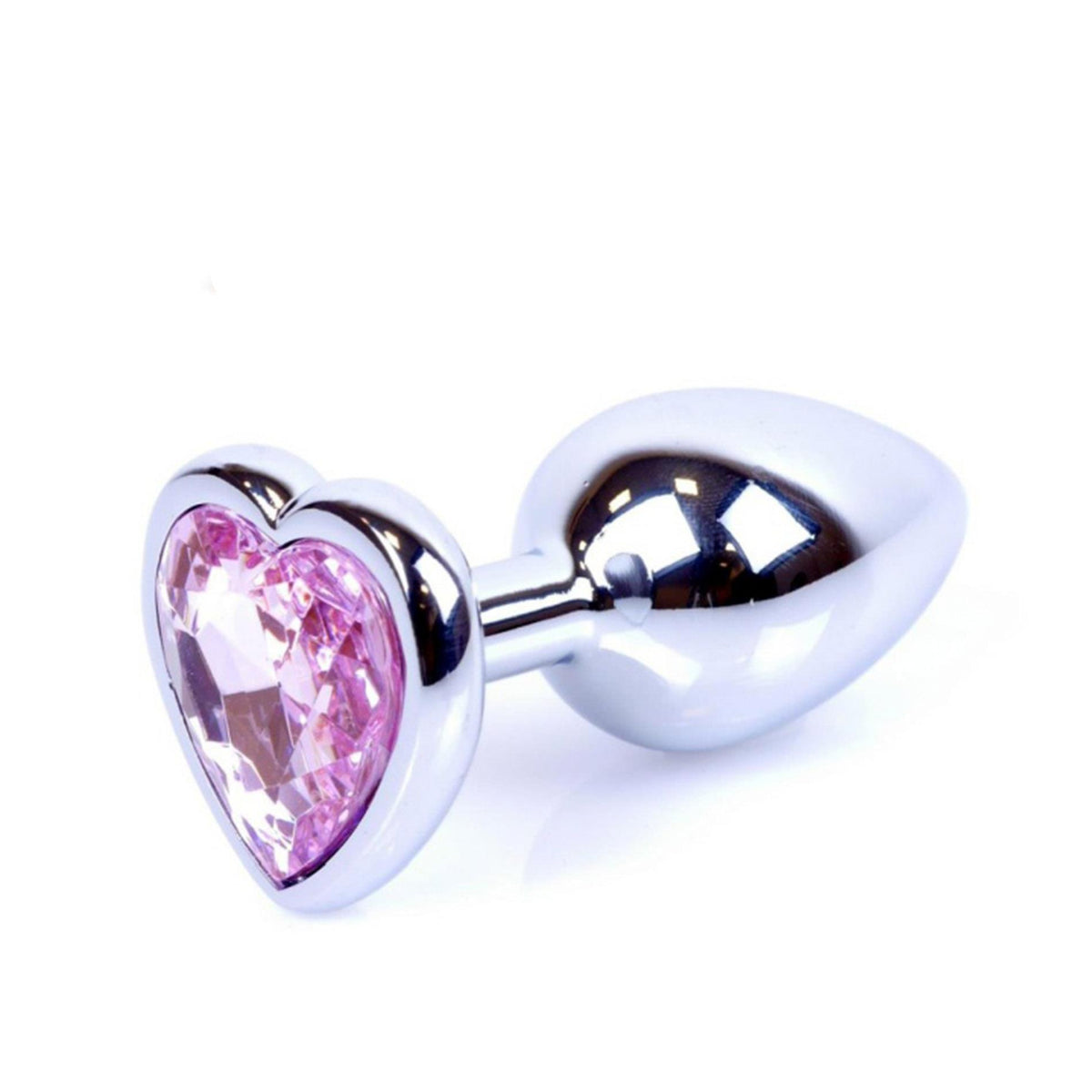 8-Biżuteria analna srebrne serce MyLove Toys 7 cm-8